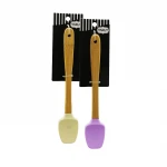 YAKUT-10890 SİLİKON SPATULA AHŞAP SAPLI*240