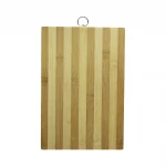 YLMZ-180 ( 20X30CM ) ( BEYAZ ÇİZGİLİ ) ( BAMBU ) KESİM PANOSU METAL KULPLU*30