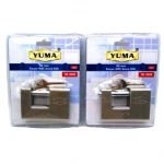 YUMA YM-1080R ( GENİŞ & GRİ ) KAYAR MİLLİ PİMLİ ASMA KİLİT 80MM*36
